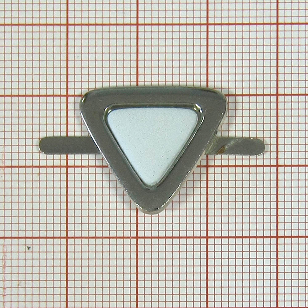 Краб металлический 1562 треугольник NIKEL, шт . Крабы Металл Геометрия