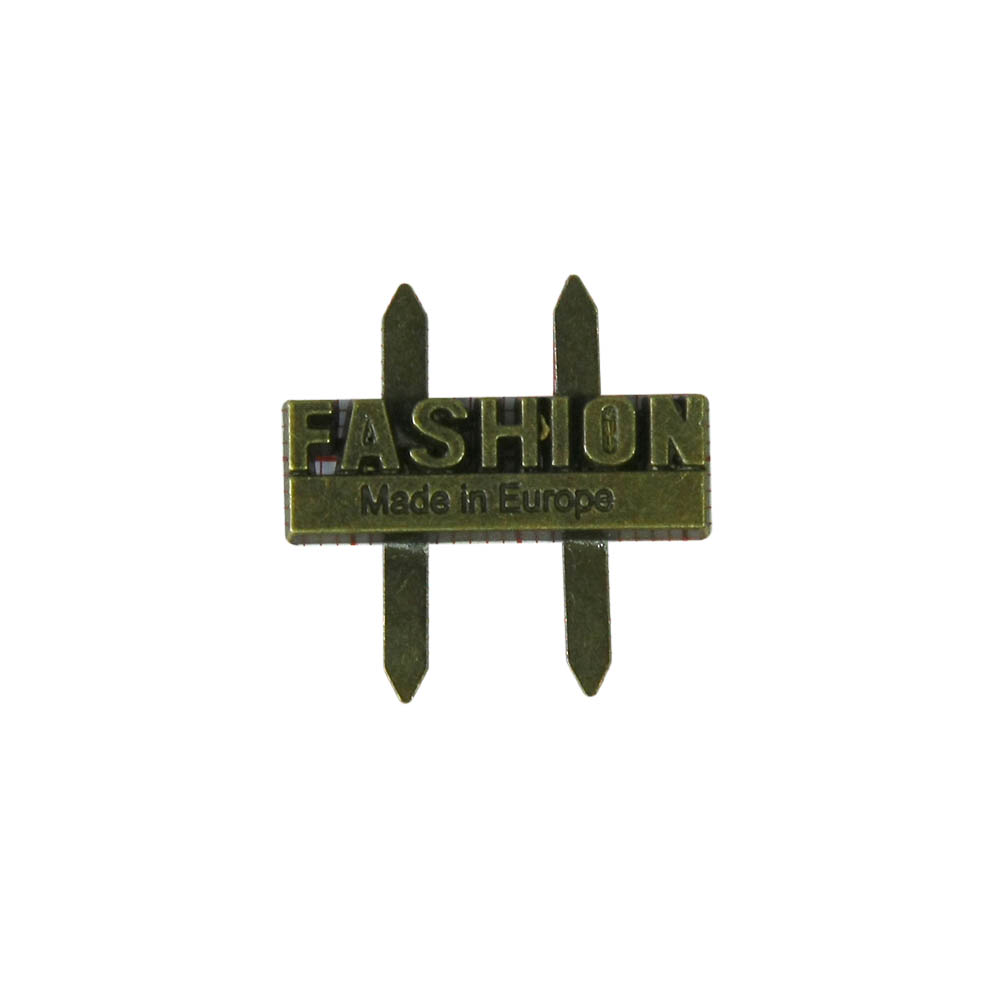 Краб металл FASHION, antik brass, 2,5*0,8см . Крабы Металл Надписи, Буквы