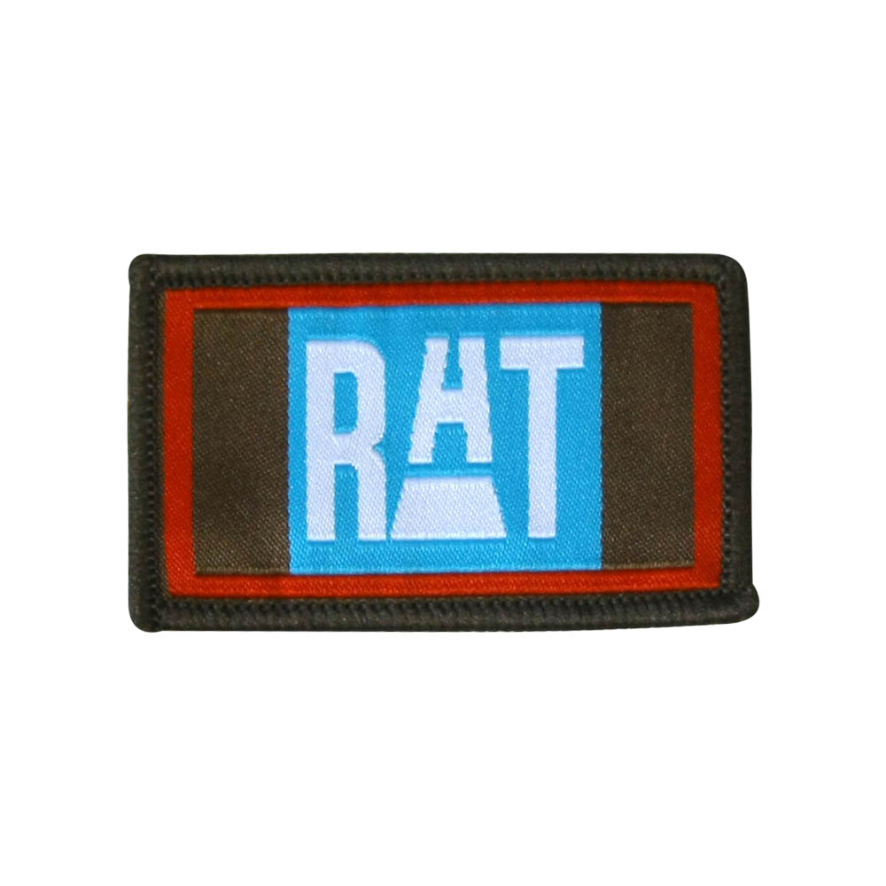Нашивка тканевая рамка RAT 4*6см код товара 23793 - Нашивка Вышивка, Ткань