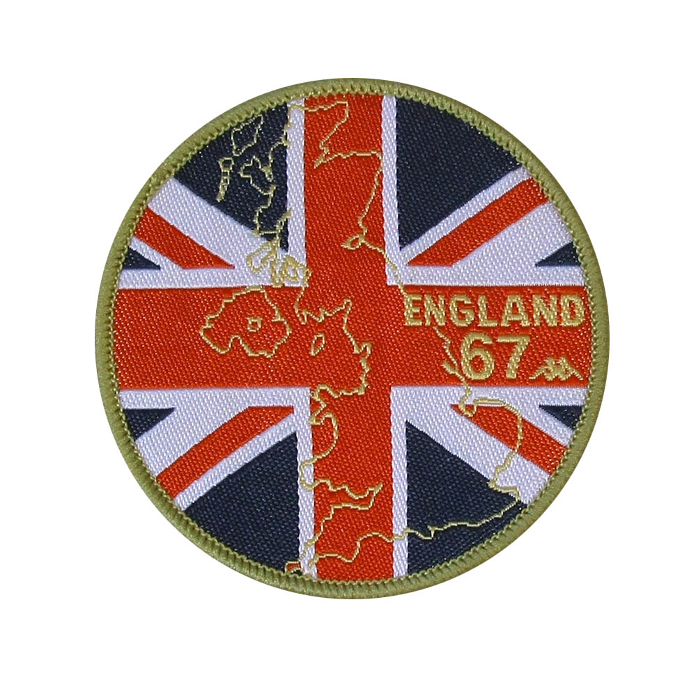 Нашивка тканевая A99 Британия круглая код товара 30090 - Нашивка Вышивка, Ткань
