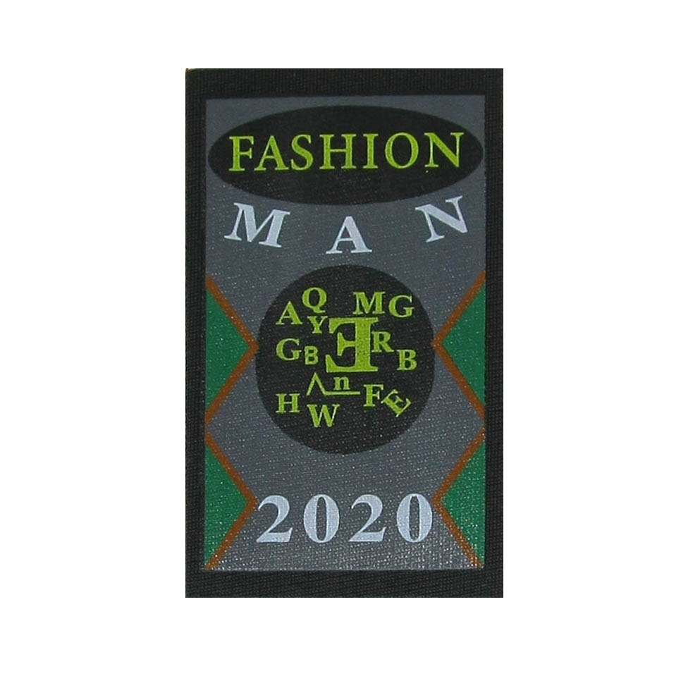 Нашивка тканевая накатанная MAN-2020 7*4см, код товара 23802 - Нашивка Вышивка, Ткань