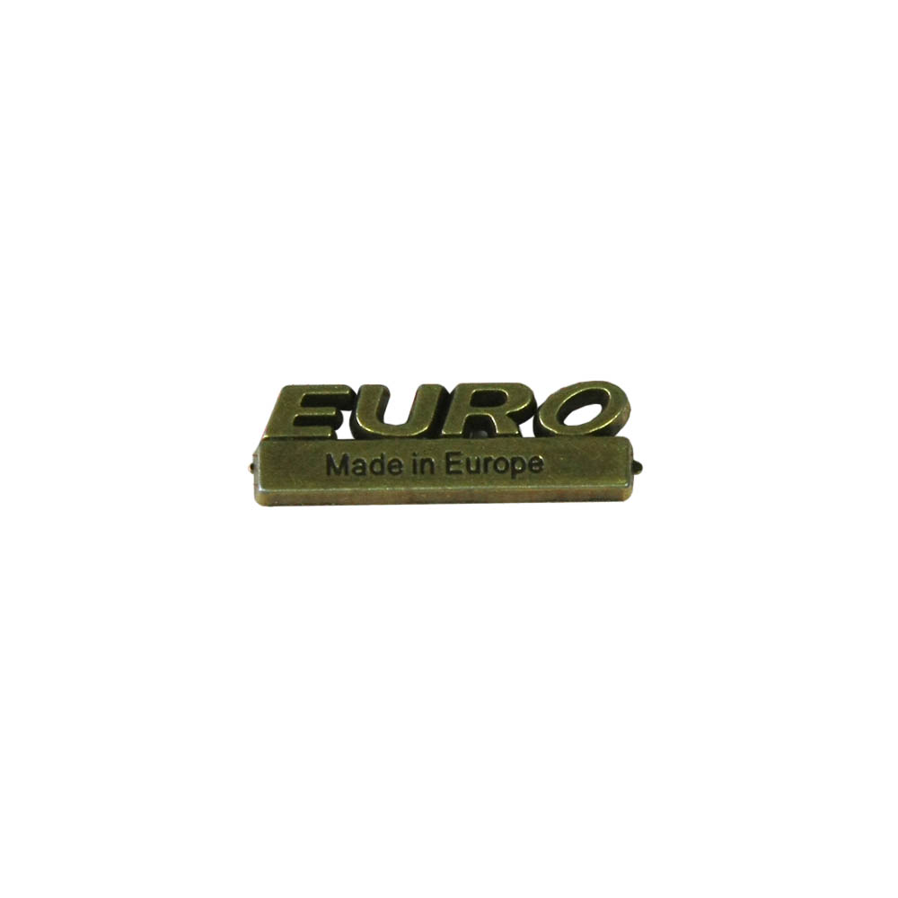 Краб металл EURO, antik brass, 2,5*0,8см . Крабы Металл Надписи, Буквы